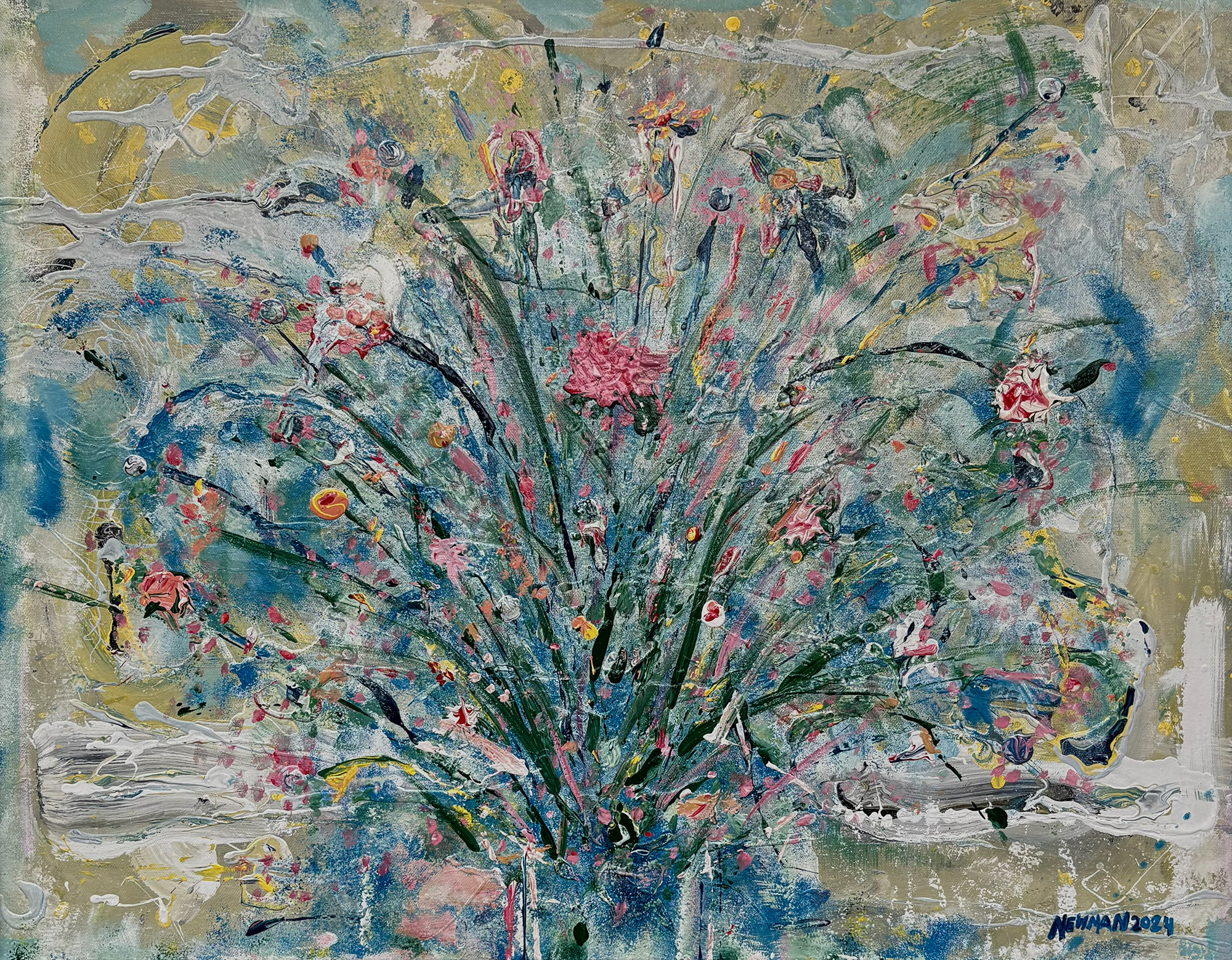 Vessel of Flowers by Scott Newman