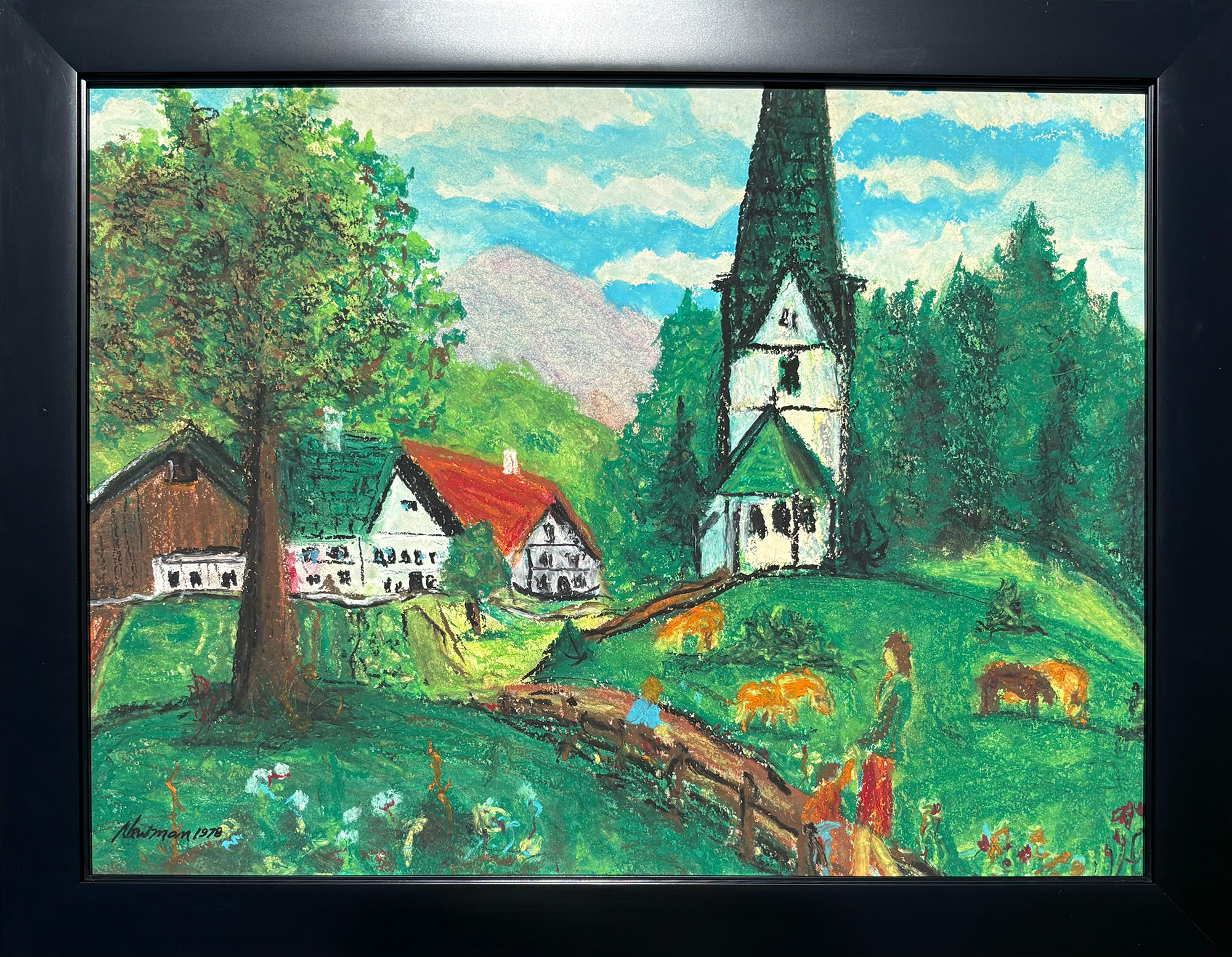 Quaint Village In The Valley by Scott Newman